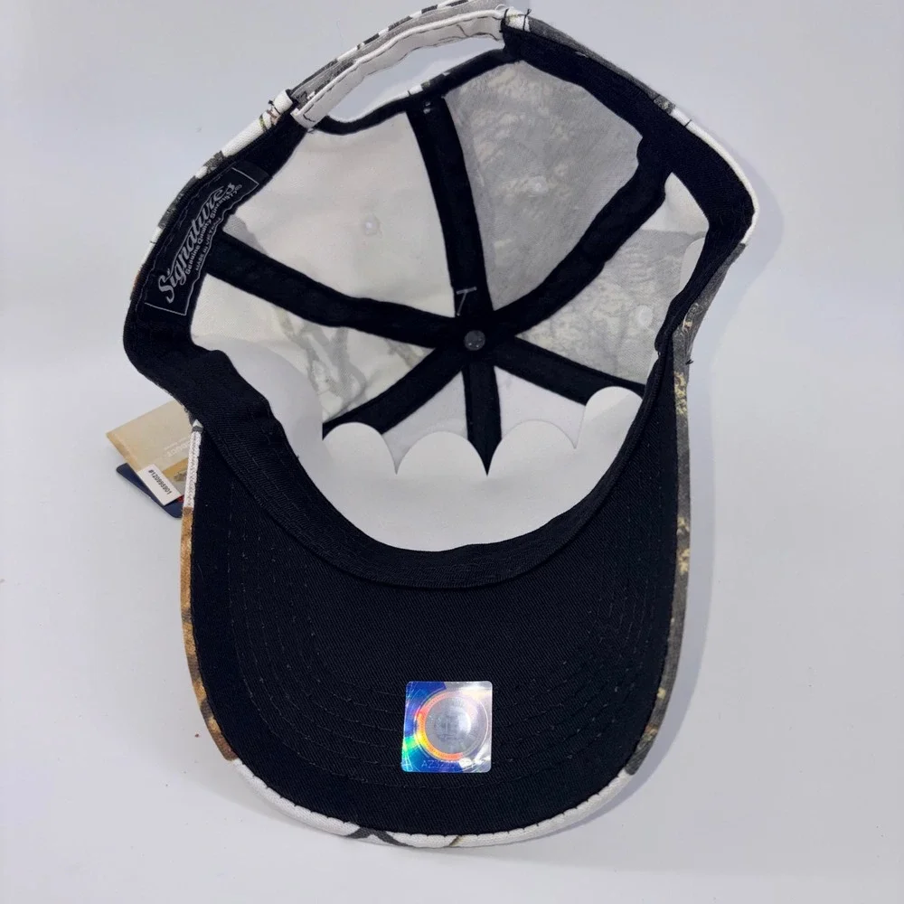 Mossy Oak Illinois Fighting Illini Hat Camo Adjustable‎ Baseball Cap White